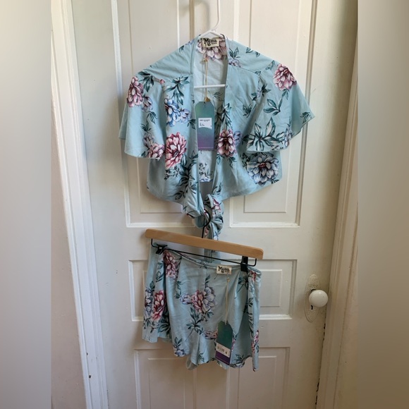 NWT Show Me Your Mumu Wildflower Breeze Set Medium - Picture 2 of 8